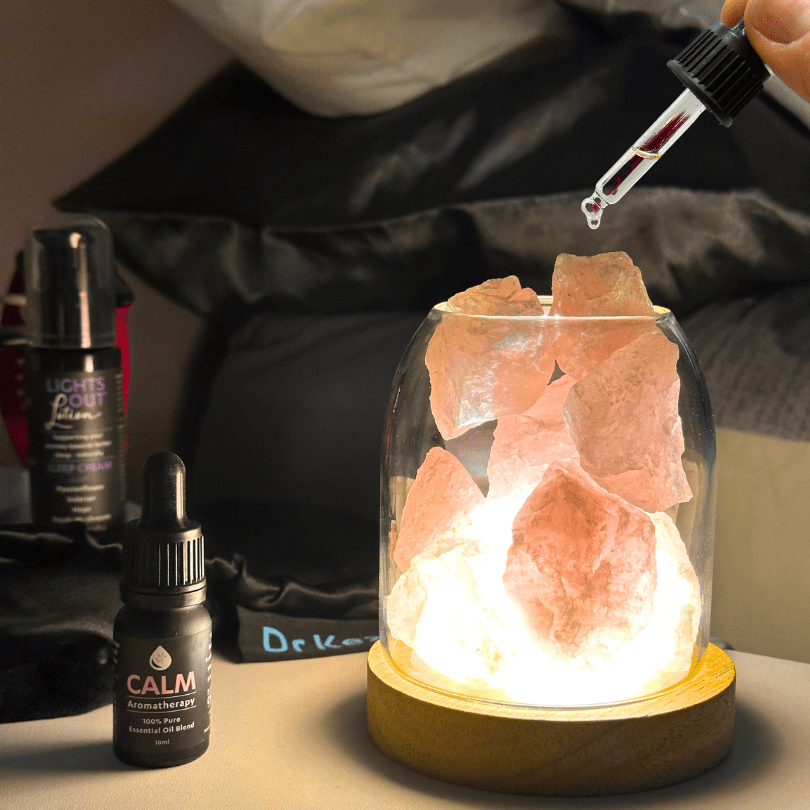 Aromatherapy Crystal Light Diffuser With Calm Essential Oil
