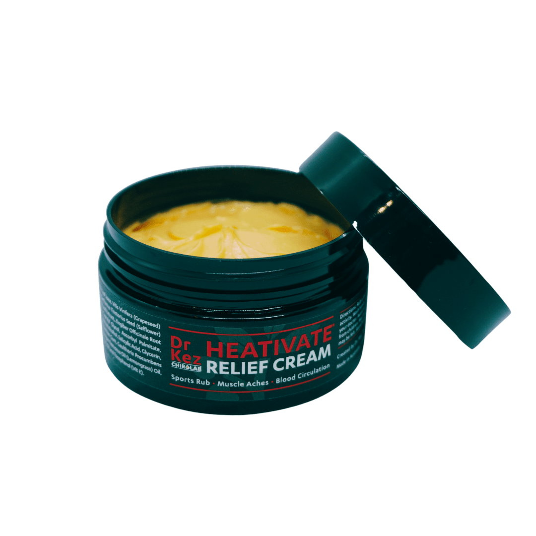 Dr Kez chirolab Heativate heat cream for injuries
