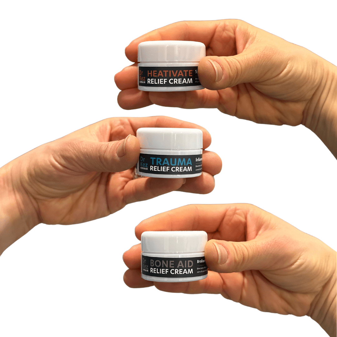 'THE TRIO TRAVELLER' INJURY RELIEF CREAMS 💥