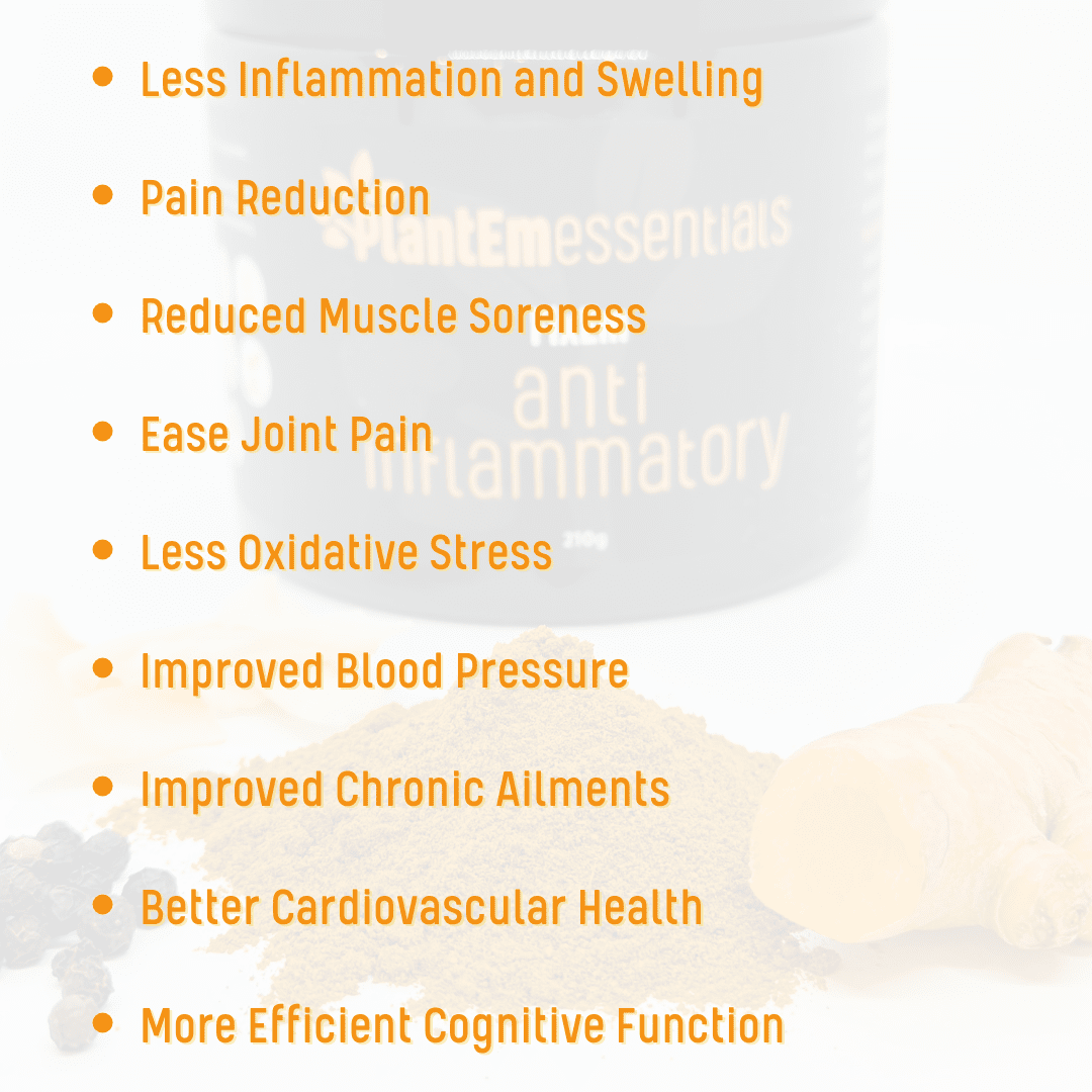 PlantEm Anti-Inflammatory powder benefits