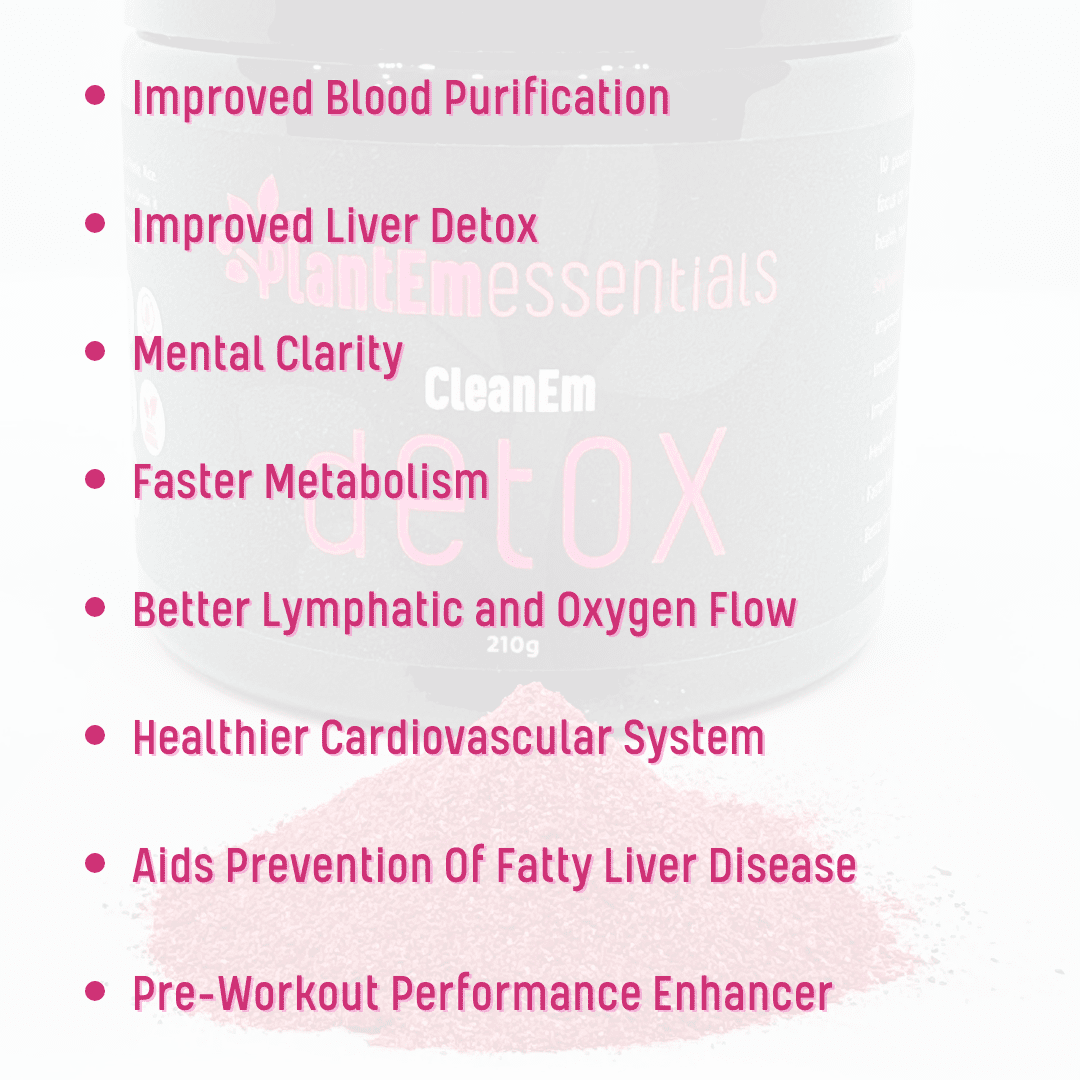 PlantEm Beetroot Detox Powder benefits