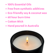Calm essential oil soy Candle