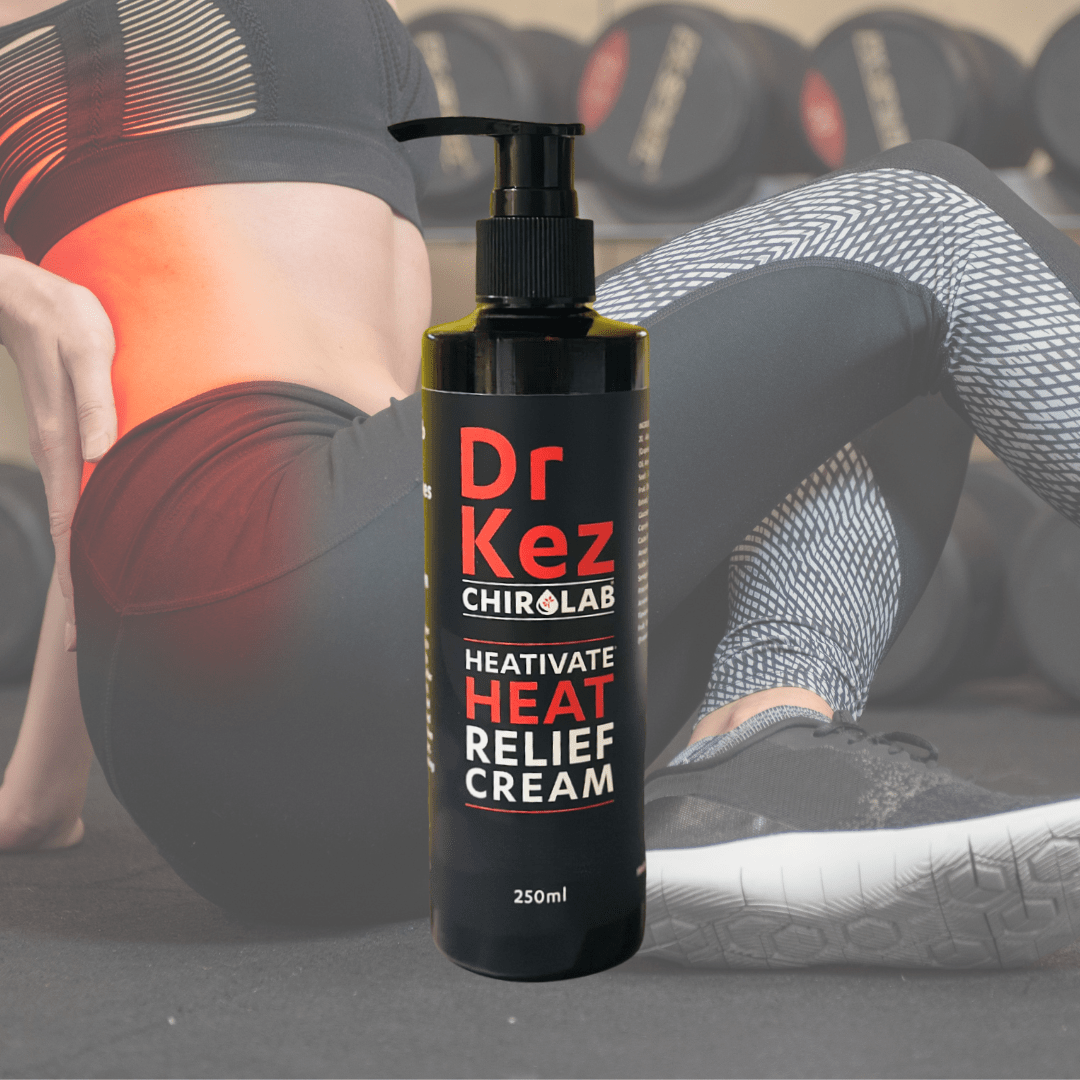 Dr Kez chirolab Heativate heat cream for injuries