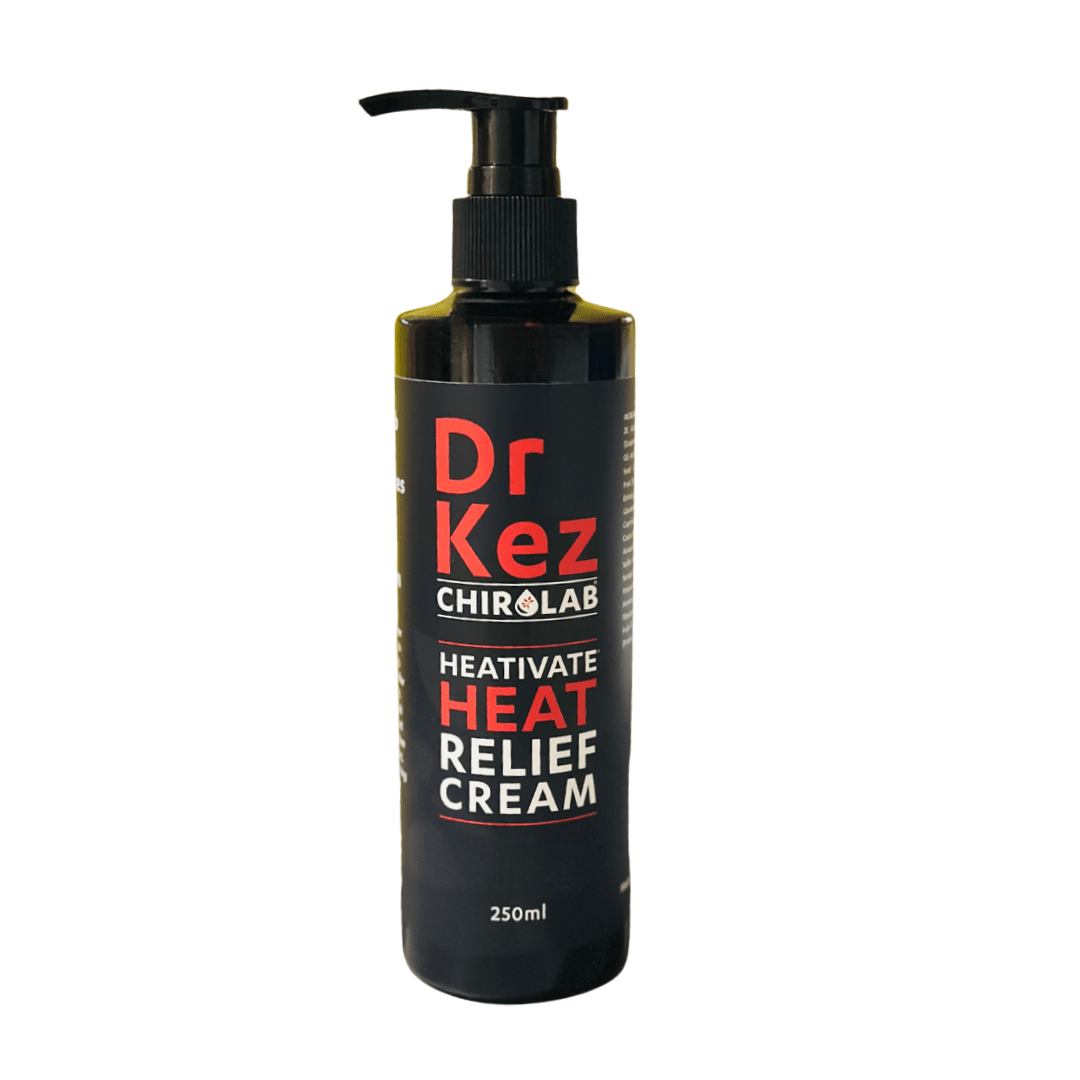 Dr Kez chirolab Heativate heat cream for injuries
