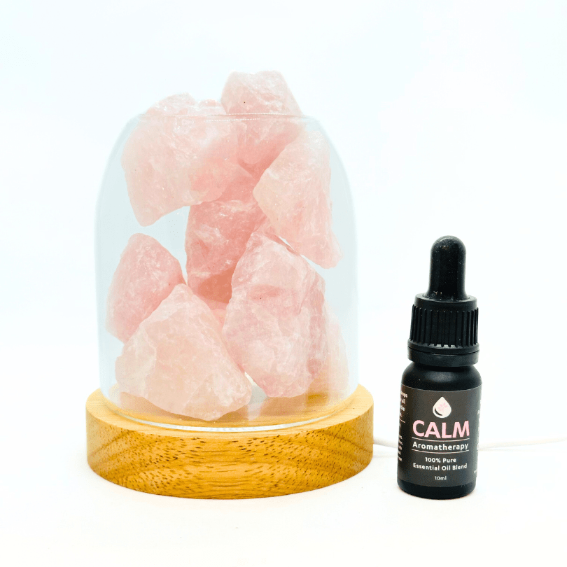 Aromatherapy Crystal Light Diffuser With Calm Essential Oil