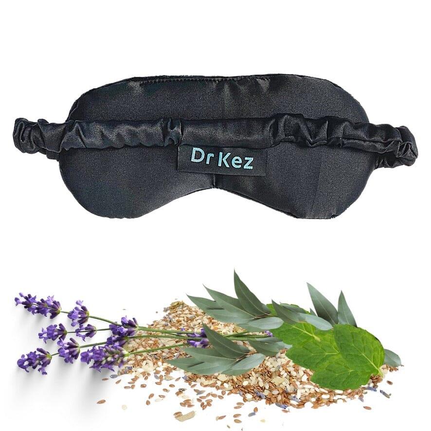 100% Silk Weighted Sleep Mask Blue