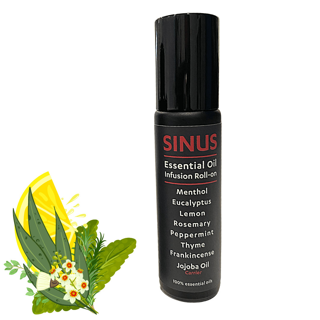 Aromatherapy SINUS 𤧠ROLL-ON Essential Oil Blend - Dr Kez Chirolab