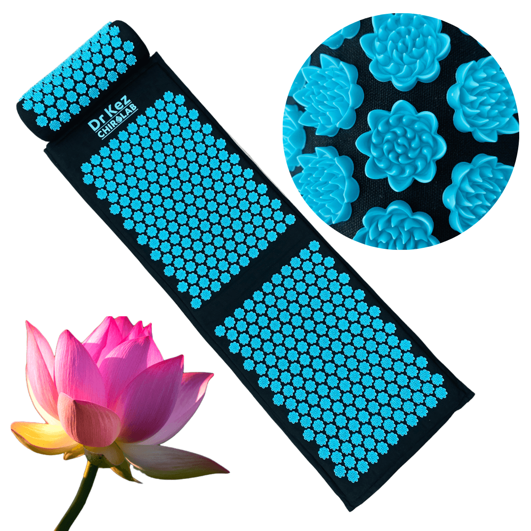 Acupressure Mat with PILLOW & Carry Bag - Dr Kez Chirolab