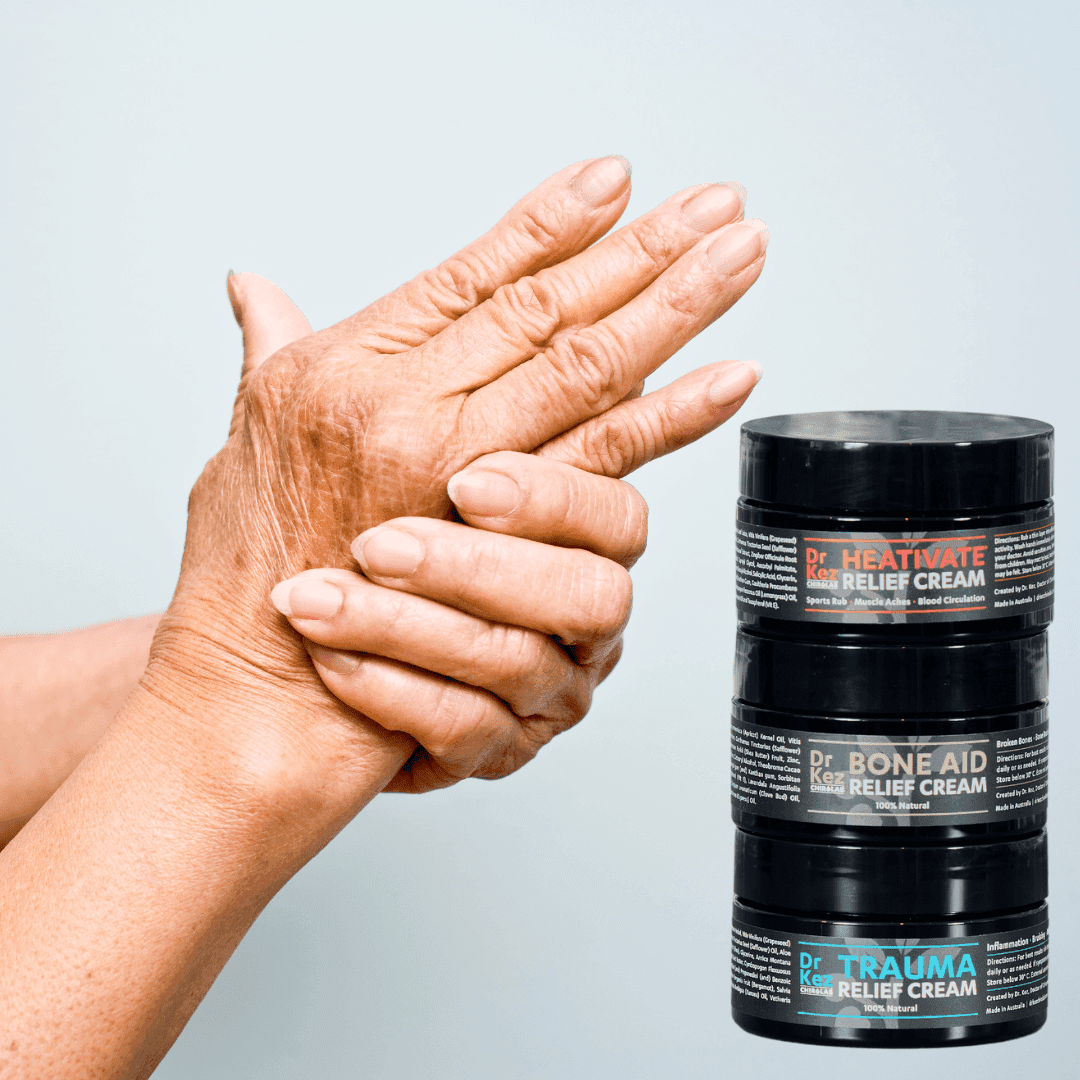 Pain Relief Creams - TRIO OF INJURY POWER PACK CREAMS 💥 - Dr Kez Chirolab