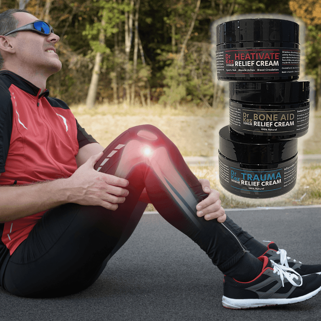 Pain Relief Creams - TRIO OF INJURY POWER PACK CREAMS 💥 - Dr Kez Chirolab