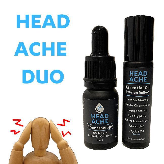 Aromatherapy for Headaches 🤯 DUO Pack of Essential Oils 🤯 - Dr Kez Chirolab