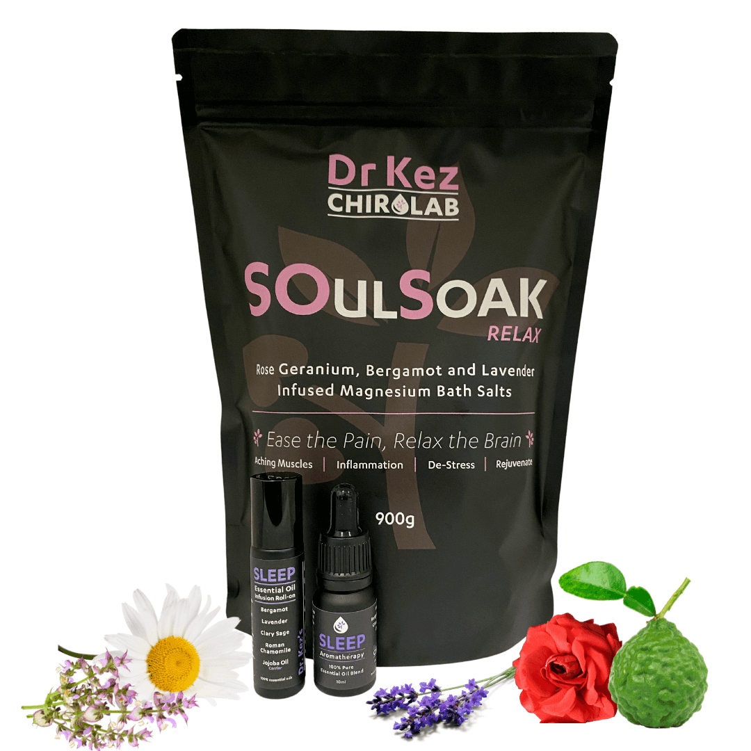 Relaxing Aromatherapy for SLEEP MAX Pack - Dr Kez Chirolab