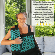 Acupressure Mat with PILLOW & Carry Bag - Dr Kez Chirolab