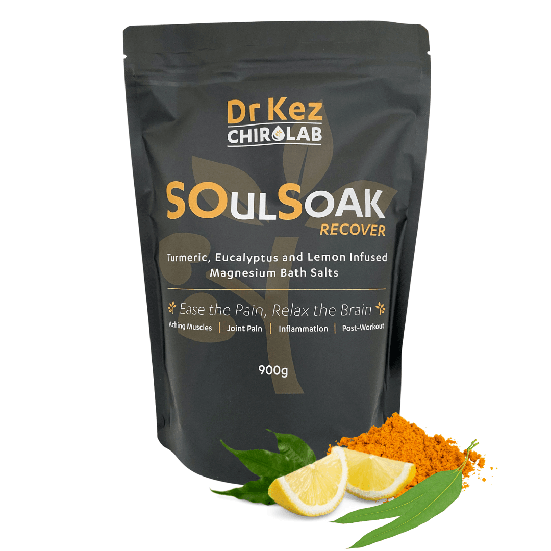 SoulSoak RECOVER Herbal Muscle Relaxer 900g - Dr Kez Chirolab