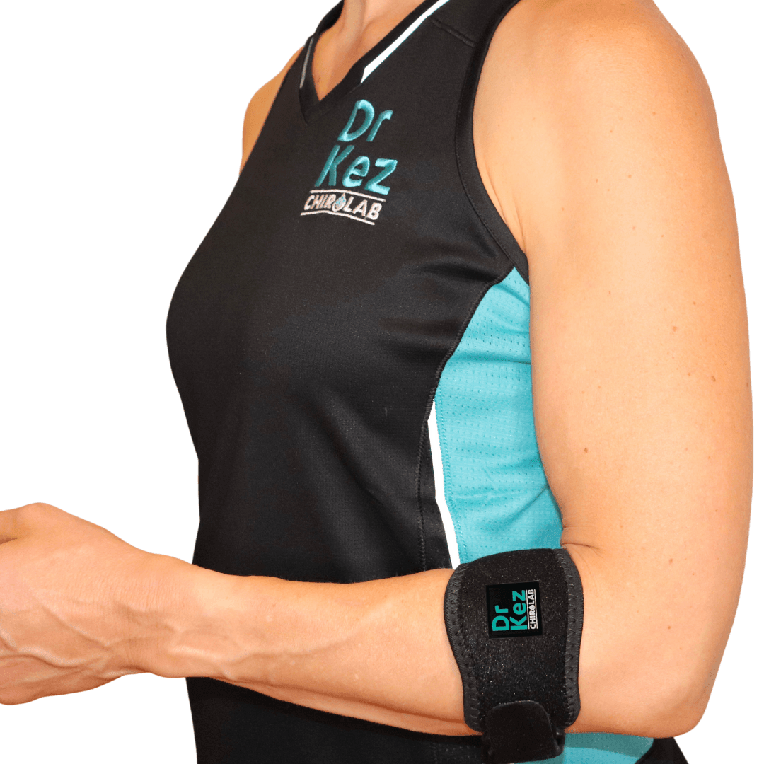 Elbow Brace for Tennis Elbow & Golfers Elbow - Dr Kez Chirolab