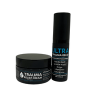 Trauma Relief Cream - Pain Relief Lotion Homeopathic DUO Pack - Dr Kez Chirolab