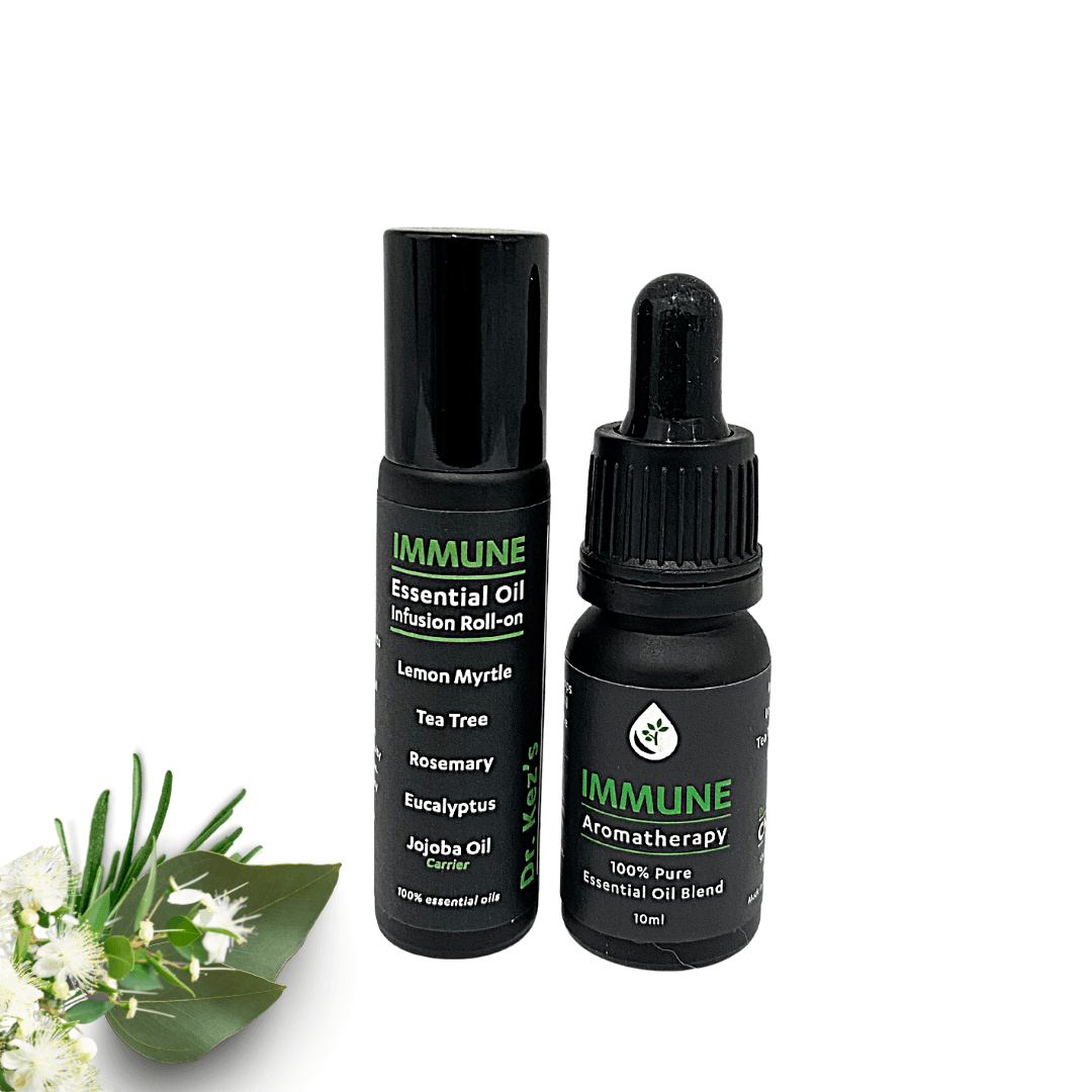 IMMUNE Best Essential Oils for Immunity DUO Pack - Dr Kez Chirolab