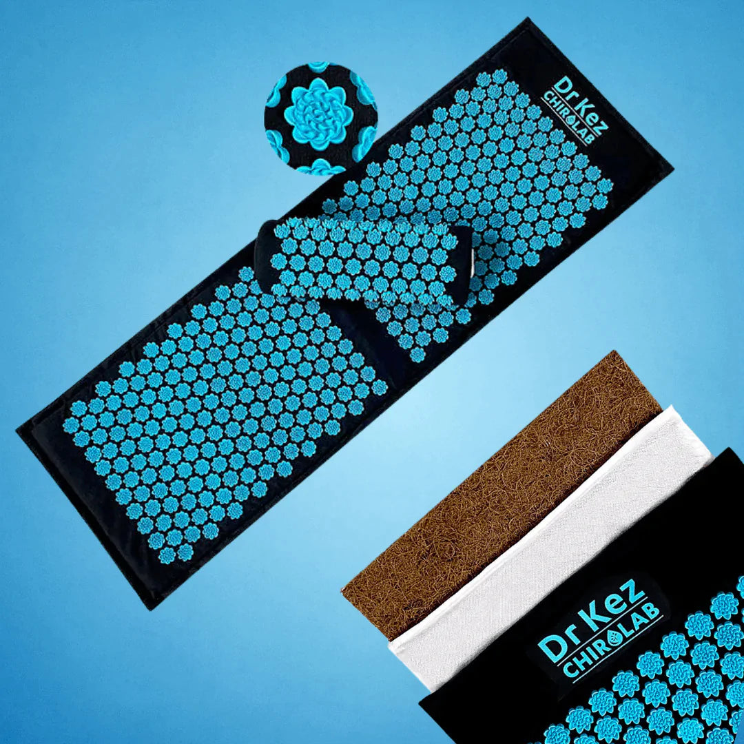 Acupressure Mat with PILLOW & Carry Bag - Dr Kez Chirolab