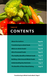 Transitioning to whole foods ebook