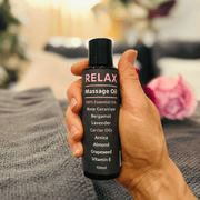 Relax massage oil for relaxing with essential oils