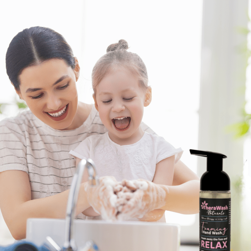 TheraWash Naturals natural natural hand wash for kids non toxic foam hand wash safe for kids