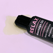 Relax massage oil for relaxing with essential oils