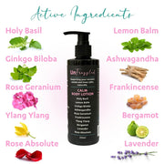 UnFrazzled Calm natural body lotion Dr Kez chirolab active ingredients