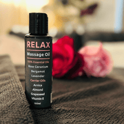 Relax massage oil for relaxing with essential oils