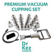 Premium Vacuum Cupping Set - Dr Kez Chirolab 