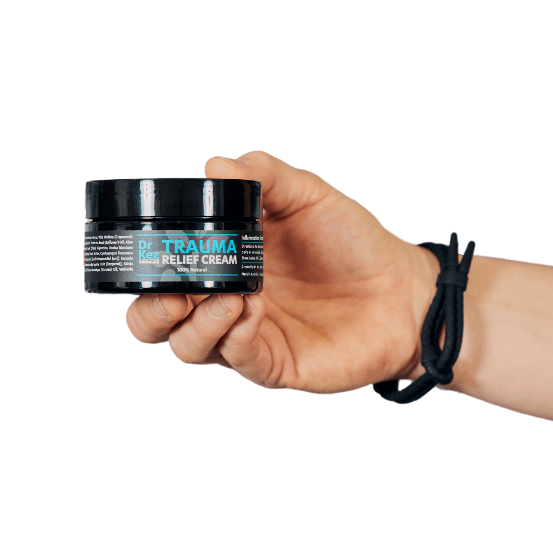 Trauma Relief Cream - Pain Relief Cream - Dr Kez Chirolab