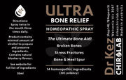 Trauma Relief & Bone Aid Homeopathic Pain Relief Quad Pack - Dr Kez Chirolab 