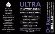 ULTRA Insomnia Relief Spray - Insomnia Remedies for SLEEP - Dr Kez Chirolab 