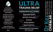 ULTRA Trauma Relief Spray - Pain Relief Spray - Dr Kez Chirolab 